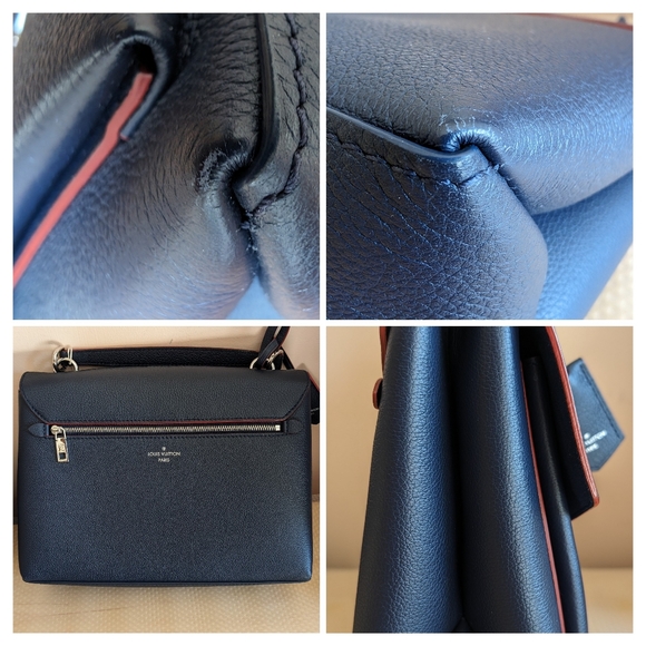 Louis Vuitton - MyLockMe BB Calfskin Leather Crossbody - Navy - Excellent - Picture 7 of 13